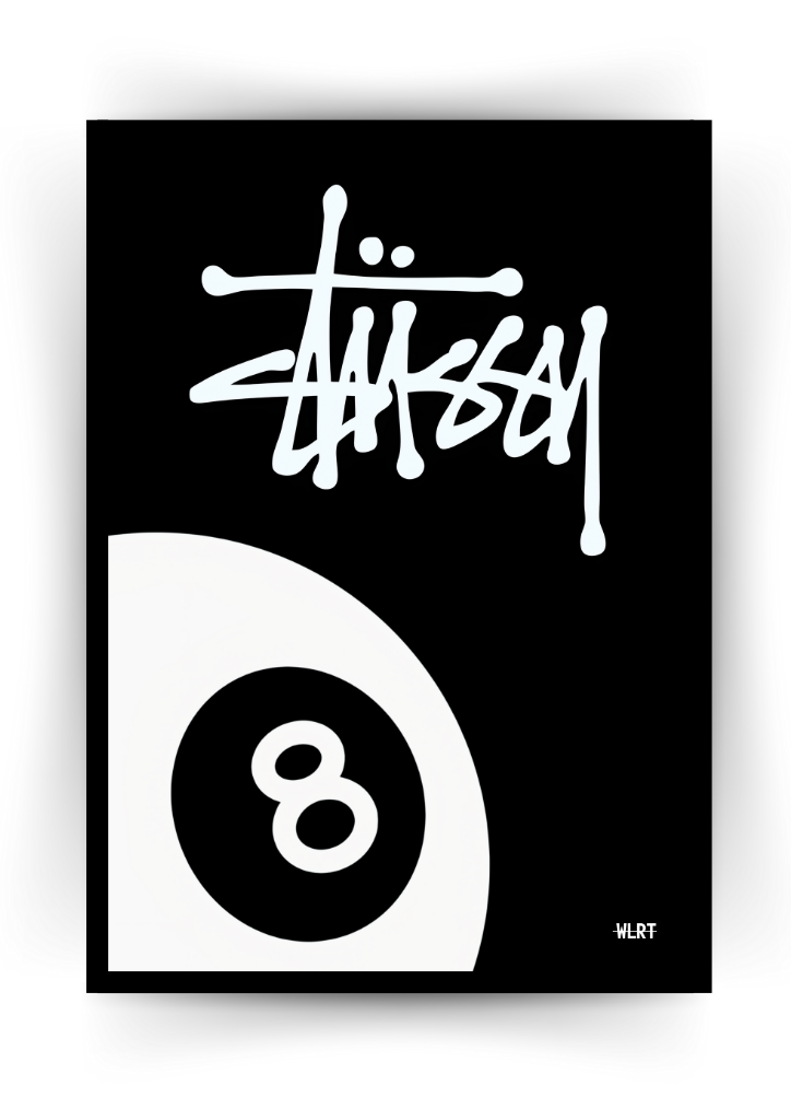 Stüssy Poster - Black – WLRT