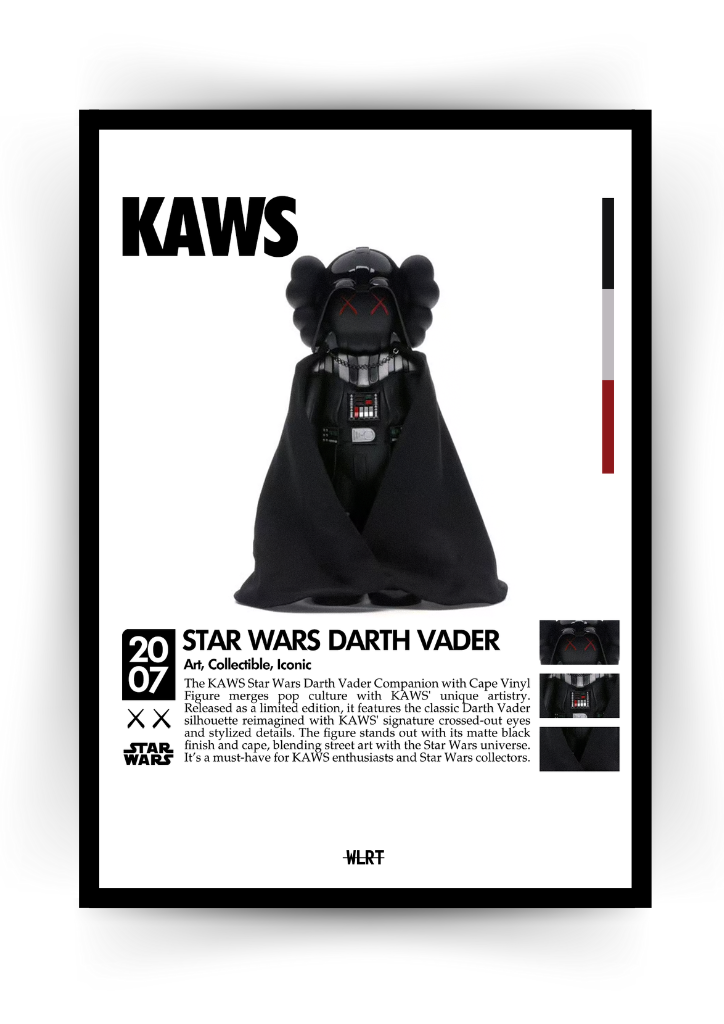 KAWS FIGURE - DARTH VADER