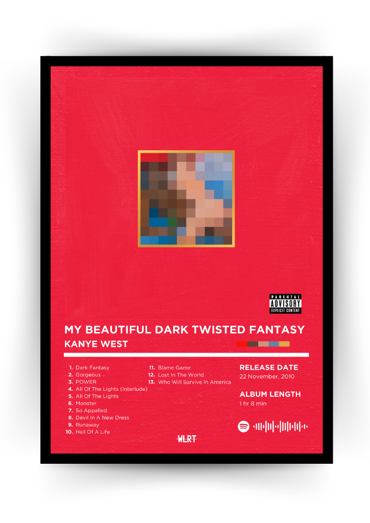 My Beautiful Dark Twisted Fantasy - Kanye West – WLRT